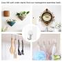 Adhesive Hooks,Transparent Seamless Stainless Steel Ultra Strong Wall Hooks for Kitchen Bathroom Ceiling Door Utility Hooks(12 PCS)