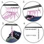 10Pcs Clothes Hanger for Cascade Wardrobe Organizer Closet Wardrobe Rack Space Saver Storage Metal