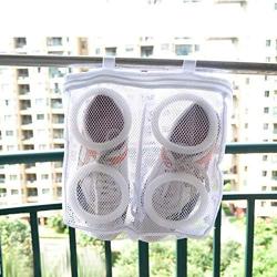 Net Wash Washing Bag Laundry Hanging Organizer Cleaning Zip Closure, Hanging Laundry Bag - Laundry Wash Net Bags, Laundry Wash Bag, Wash Cloth Hanger, Shoe Wash, Cute Laundry Bag