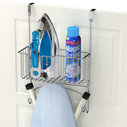 Simple Houseware Over-The-Door/Wall-Mount Ironing Board Holder