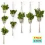 MerryNine Macrame Plant Hangers Set of 5 Indoor Wall Hanging Planter Basket Flower Pot Holder Boho Home Decor