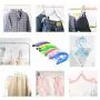 12PCS Folding Travel Hangers ? 3 Section Design, Collapsing Clothing Hangers, Space Saving and Lightweight for Easy Carrying and Storing ? Strong Plastic and Aluminum Alloy Rivets (Transparent) 12PCS Folding Travel Hangers ? 3 Section Design, Collapsing Clothing Hangers, Space Saving and Lightweight for Easy Carrying and Storing ? Strong Plastic and Aluminum Alloy Rivets (Transparent)