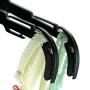 HANGERWORLD 20 Black 10.6inch Plastic Bra Swimwear Lingerie Coat Clothes Retail Hanger