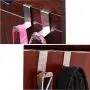 Elife Set of 10 Over Door Hooks Stainless Steel Towel Hanger Space Saving Organizer