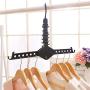 Katoot@ 360 Degree Clothes Hanger With Hooks Rotation Space Saving Black Hanger Foldable Plastic Collapsible Magic Closet Organizer Katoot@ 360 Degree Clothes Hanger With Hooks Rotation Space Saving Black Hanger Foldable Plastic Collapsible Magic Closet Organizer