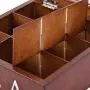Fonture Wood Tea Store Box, Teabag Storage 9 Compartments Wooden Tea Boxes Hinged Glass Lid Tea Organizer-Brown Fonture Wood Tea Store Box, Teabag Storage 9 Compartments Wooden Tea Boxes Hinged Glass Lid Tea Organizer-Brown