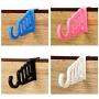 10pcs Random Color Multi-Function Home Accessories Clothes Hanger