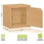 Way Basics Eco Stackable Connect Door Storage Cube, Natural Way Basics Eco Stackable Connect Door Storage Cube, Natural