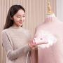 ZZYJYALG Hanging Ironing Machine Plastic Metal Transparent Water Tank Handheld Large Capacity High Temperature Cotton Linen Foldable Blended Polyester Portable Travel Dormitory Household (Pink)