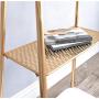 ZCYX Nordic Coat Rack Floor Bedroom Hanger Clothes Bag Rack Multifunctional Clothe Rack Bedroom Rack (Color : Gold Hanger)