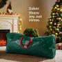 Large Christmas Tree Storage Bag - Fits Up to 9 ft Tall Holiday Artificial Disassembled Trees with Durable Reinforced Handles & Dual Zipper - Waterproof Material Protects from Dust, Moisture & Insect