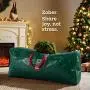 Large Christmas Tree Storage Bag - Fits Up to 9 ft Tall Holiday Artificial Disassembled Trees with Durable Reinforced Handles & Dual Zipper - Waterproof Material Protects from Dust, Moisture & Insect Large Christmas Tree Storage Bag - Fits Up to 9 ft Tall Holiday Artificial Disassembled Trees with Durable Reinforced Handles & Dual Zipper - Waterproof Material Protects from Dust, Moisture & Insect