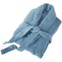 Pinzon Terry Bathrobe 100% Cotton, Marine, Small / Medium