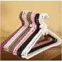 10pcs Random Color Clothes Hanger Plastic Pearl Beaded Bow Clothes Dress Coat Hangers Closet Coat Storage Organizer