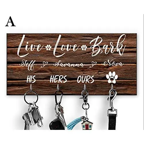 Personalized Key Holder Dog Leash Hanger for Wall Dog Lovers Gift Wall Key Rack Dog Lead Hook Housewarming Gift Wedding Gift Organizer hallway Warming or Wedding Gift Organization with Hooks Personalized Key Holder Dog Leash Hanger for Wall Dog Lovers Gift Wall Key Rack Dog Lead Hook Housewarming Gift Wedding Gift Organizer hallway Warming or Wedding Gift Organization with Hooks