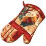 Farm Rooster Kitchen Decor Linen Set Includes 2 Dish Towel 2 Pot Holders 1 Oven Mitt | Kitchen Towel Set For Cooking, Baking, Housewarming and Kitchen Decoration (Set of 5 Piece)