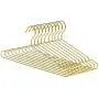 Nature Smile 45CM Mens Heavy Duty Metal Hangers, Space Saving Wire Hangers, Metal Clothes Hangers, Coat Hanger, Standard Suit Hangers Ideal for Everyday Use, 10 Pack, Gold Nature Smile 45CM Mens Heavy Duty Metal Hangers, Space Saving Wire Hangers, Metal Clothes Hangers, Coat Hanger, Standard Suit Hangers Ideal for Everyday Use, 10 Pack, Gold