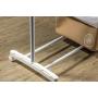 LE JUE Single Hanger Rack Clothes Garment Rack (White)