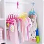 EvaroFly Multipurpose Portable Folding Hanger, Wind-Proof Plastic Storage Clothes Hanger, Save Space -a 53x27x42cm