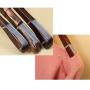 BCP 100 Pcs Clear Non-Slip Rubber Clothes Hanger Grips Clothing Hanger Strips
