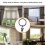 Heyuni.1PC Window Curtain Clips Hanger with Ring Strong Metal Drapery Decorative Hanging Curtain Hook Black 4.0mmX38mm Heyuni.1PC Window Curtain Clips Hanger with Ring Strong Metal Drapery Decorative Hanging Curtain Hook Black 4.0mmX38mm