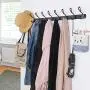 WEBI Coat Rack Wall Mounted,16” Hole to Hole,10 Hooks for Hanging Coats,Hook Rack,Hook Rail,Coat Hooks,Coat Hanger Wall Mount for Entryway Jacket Clothes,Black,2 Packs WEBI Coat Rack Wall Mounted,16” Hole to Hole,10 Hooks for Hanging Coats,Hook Rack,Hook Rail,Coat Hooks,Coat Hanger Wall Mount for Entryway Jacket Clothes,Black,2 Packs