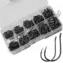 Drasry Fishing Hooks Set High Carbon Steel Jig Bait Sharp Fish Hook for Saltwater Freshwater Drasry Fishing Hooks Set High Carbon Steel Jig Bait Sharp Fish Hook for Saltwater Freshwater
