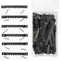 Juvale 100-Count 2.5 Inch Metal Sawtooth Picture Frame Hangers with 200 Nails