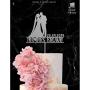 Personalized Wedding Cake Topper With Customized Bride and Groom Last Name or Marriage Date for Mr Mrs (Silver Mirror)