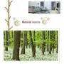 Buolo-Ship from USA Wooden Coat Rack Hat Stand Free Standing Display Hall Tree Hat Rack Stand Commercial Jacket and Sweater Hanging Stand Cloth Hanger Rack Stand (3838175cm)