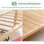 SPLY DTEM Modern Bamboo Movable Coat Rack, Multi-Functional Floor-Standing Clothes Hat Hanger for Home Bedroom- (Color : A, Size : 60cm)