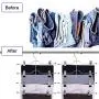 Moyeno Pant Hanger Clips Mens Pants Hangers Kids Pant Hangers, Pants Hanger Pants Hangers for Women Skirt Hangers Pant Hangers with Clips Skirt Hangers with Clips Space Saving 4 Pack