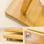 Cxjff Floor Standing Coat Rack Clothes Hat Stand Floor Standing Coat Rack Clothes Hat Stand Hanger Hooks Shelves Bamboo Simple Smooth Stoarge, Log Color Hanger Modern (Color : Log)