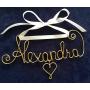 Personalized Valentines Day Couples Gift~Gold or Silver Wire~2 Names~Door or Wall Hanger~Any Names or Initials~Year, Date 2019 option~4ever option~Heart~gift for your valentine