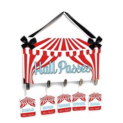 Customized Circus Tent Design School Hall Passe with Hanger Clip