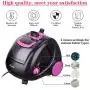 Dyvio Garment Steamer, Professional Clothes Steamer Heavy Duty Powerful Fabric Steamer, 4 Adjustable Steam Settings with 1.8 L Visible Water Tank Fabric Brush & Garment Hanger, Perfect for Household… Dyvio Garment Steamer, Professional Clothes Steamer Heavy Duty Powerful Fabric Steamer, 4 Adjustable Steam Settings with 1.8 L Visible Water Tank Fabric Brush & Garment Hanger, Perfect for Household…