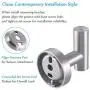 Bath Towel Hook Brushed, APLusee SUS304 Stainless Steel Bathroom Round Simple Coat Robe Holder, Modern Kitchen Toilet Home Storage Clothes Hanger Bath Towel Hook Brushed, APLusee SUS304 Stainless Steel Bathroom Round Simple Coat Robe Holder, Modern Kitchen Toilet Home Storage Clothes Hanger