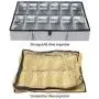 storageLAB Under Bed Shoe Storage Organizer, Adjustable Dividers - Set of 2, Fits 24 Pairs Total - Underbed Storage Solution (Grey)