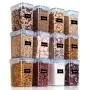 Vtopmart Airtight Food Storage Containers 12 Pieces 1.5qt / 1.6L- Plastic PBA Free Kitchen Pantry Storage Containers for Sugar, Flour and Baking Supplies - Dishwasher Safe - Include 24 Labels Vtopmart Airtight Food Storage Containers 12 Pieces 1.5qt / 1.6L- Plastic PBA Free Kitchen Pantry Storage Containers for Sugar, Flour and Baking Supplies - Dishwasher Safe - Include 24 Labels