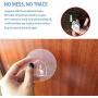 BABALA Heavy Duty Wall Hooks - Eco-Friendly Magic No-Glue Silicone Hooks Transparent Nail Free Wall Hangers Waterproof Reusable Strong Utility Hooks for Kitchen, Bathroom, Coat, Towel, Keys (Hooks)