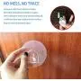 BABALA Heavy Duty Wall Hooks - Eco-Friendly Magic No-Glue Silicone Hooks Transparent Nail Free Wall Hangers Waterproof Reusable Strong Utility Hooks for Kitchen, Bathroom, Coat, Towel, Keys (Hooks) BABALA Heavy Duty Wall Hooks - Eco-Friendly Magic No-Glue Silicone Hooks Transparent Nail Free Wall Hangers Waterproof Reusable Strong Utility Hooks for Kitchen, Bathroom, Coat, Towel, Keys (Hooks)