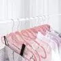 Yeshom 100Pcs Velvet Hanger Non Slip Clothes Suit Flocked Hangers Swivel Hook Ultra Thin Space Saving for Home Closet Yeshom 100Pcs Velvet Hanger Non Slip Clothes Suit Flocked Hangers Swivel Hook Ultra Thin Space Saving for Home Closet