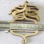 Jili Online 10 Pieces Wooden Clothes Hanger Woodware Ornaments Bunting Crafts Embellishments DIY 2.5cm