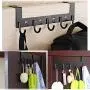 2 Packs Dosens Over the Door Hook Hanger Rack, Heavy Duty Aluminum Organizer for Storage Holder Hanging Hats, Coats, Towels, Clothes, Bags- 5 Hooks 2 Packs Dosens Over the Door Hook Hanger Rack, Heavy Duty Aluminum Organizer for Storage Holder Hanging Hats, Coats, Towels, Clothes, Bags- 5 Hooks
