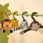 Fantasy Fields - Sunny Safari Animals Thematic Wooden Dress Up Storage Station with Set of 4 Hangers | Imagination Inspiring Hand Crafted & Hand Painted Details Non-Toxic, Lead Free Water-Based Paint