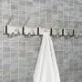 HOMFA Coat Hook Wall Mounted Stainless Steel Hook Rack with 6 Dual Hanger Hooks for Coats, Hats, Scarves, key HOMFA Coat Hook Wall Mounted Stainless Steel Hook Rack with 6 Dual Hanger Hooks for Coats, Hats, Scarves, key