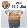 EZOWare 3-Pack Collapsible Storage Bins Basket Foldable Canvas Fabric Tweed Storage Cubes Set with Handles for Babies Nursery Toys Organizer (13 x 13 x 13 inches) (Gray/Beige) EZOWare 3-Pack Collapsible Storage Bins Basket Foldable Canvas Fabric Tweed Storage Cubes Set with Handles for Babies Nursery Toys Organizer (13 x 13 x 13 inches) (Gray/Beige)