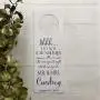 Personalized Do Not Disturb Wedding Door Hangers - Set of 10