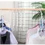 10pcs Magic Hanger Plastic Space Saving Hangers Multifunctional 5 Hooks Clothes Hanger Closet