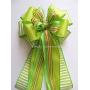 Lime Green Spring Wreath Bow Green Easter Door hanger Bow Easter Gift Basket Bow Spring Easter Swag Bow Green Bridal Shower Party Decorations